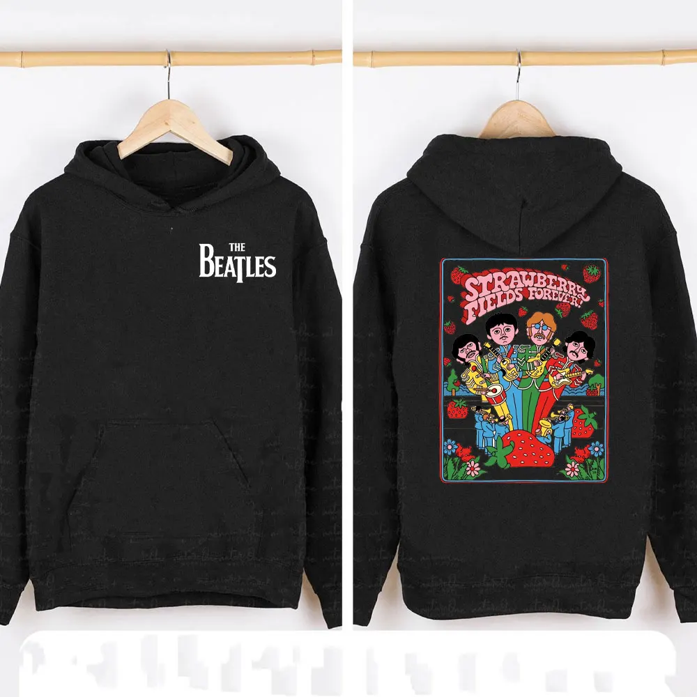 The B-Beatles Rock and Roll Hip Hop Style Music Festival Hoodie Men Women Retro Pullover Oversized Hoodies Autumn&winter Hoody