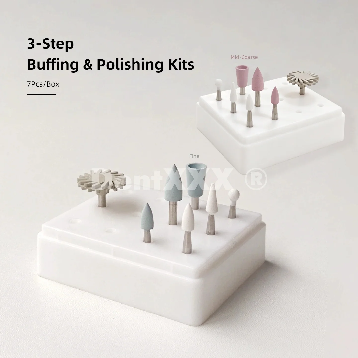 Silicone Polishing Finishing Kit Silicone Polisher Ra 2.35mm for Low Speed