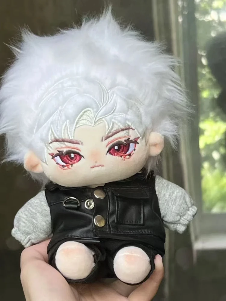 Recheado 20cm amor e espaço profundo sylus anime figura cosplay vestir-se algodão boneca corpo brinquedos para crianças aniversário kawaii presentes