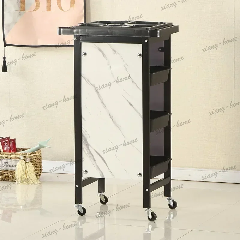 Factory Direct French Style Modern Simplicity Trolley Originality Barber Shop Multifunctional Trolley Storable Furniture Skjuta