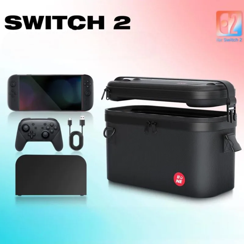 

Suitable For Nintendo Switch2 Set Storage Package Bag With Pouch Portable Bag NS2 SWITCH2 Accessories
