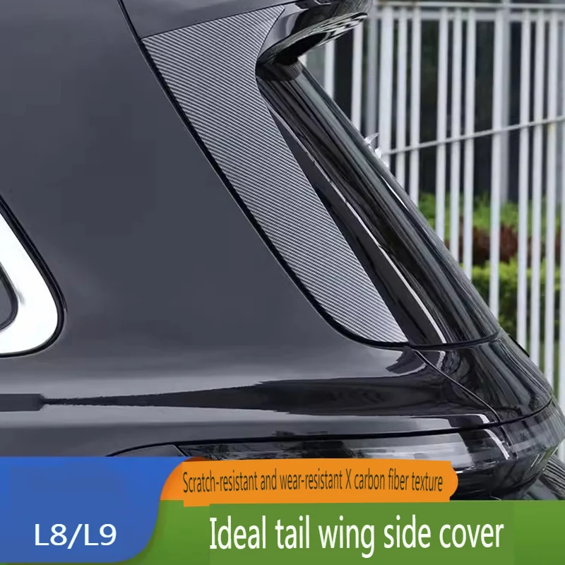 

Car Styling Window Trim Frame Lip Spoiler For LiXiang L8 L9 2023 2024 Rear Roof Tail Wing Side Cover Flap Trunk Exterior