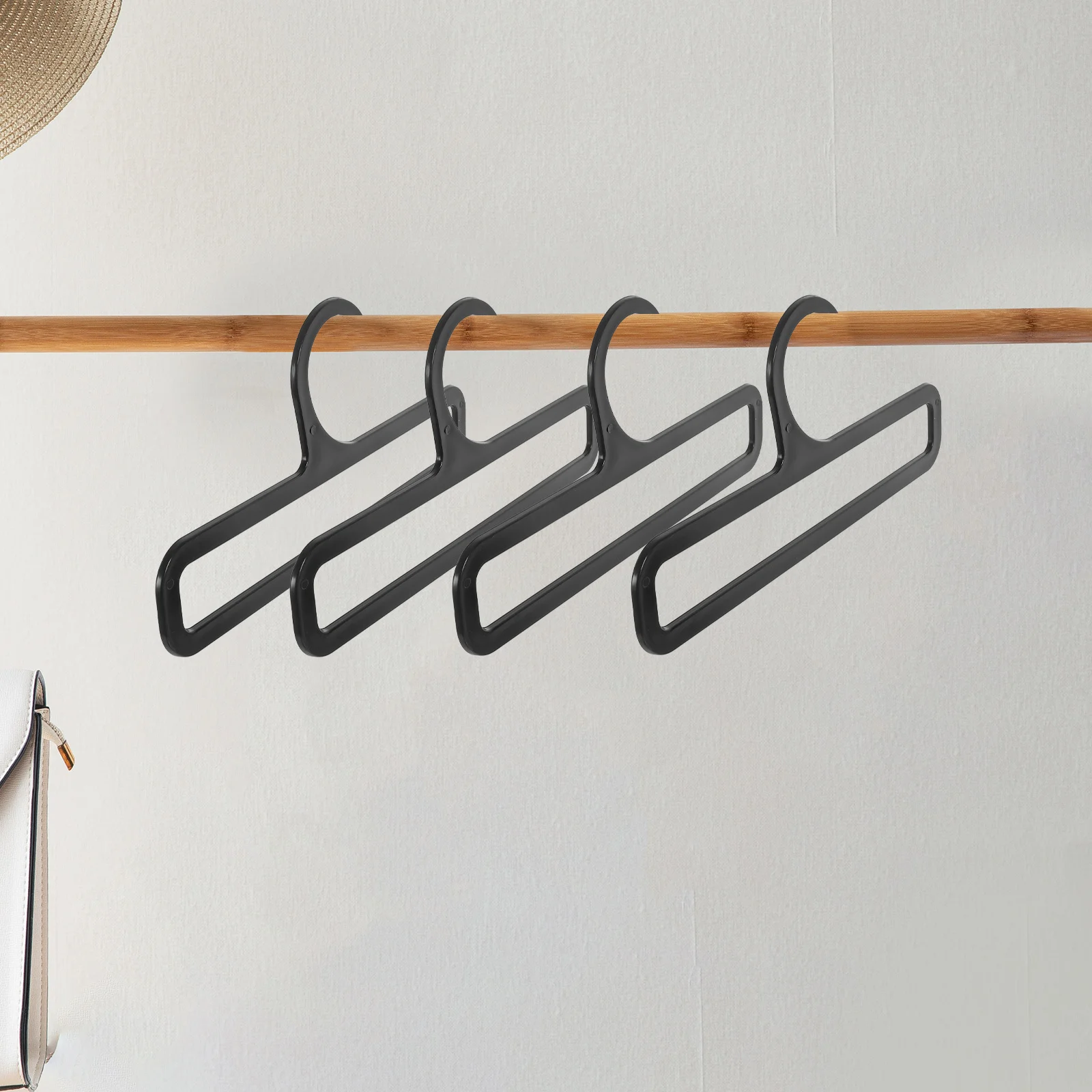 

10pcs Scarf Organizer Plastic Scarf Organizer For Closet Tie Belt Holder Storage Rack Clothes Hangers Accessory