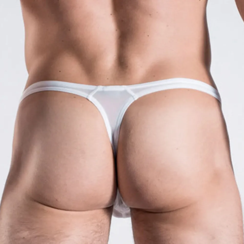 

Mens Mini T-back Underpants Sexy Bikini Thong Ultra Thin Underwear Bulge Pouch G String Jockstrap Hombre Briefs Sheer Lingerie