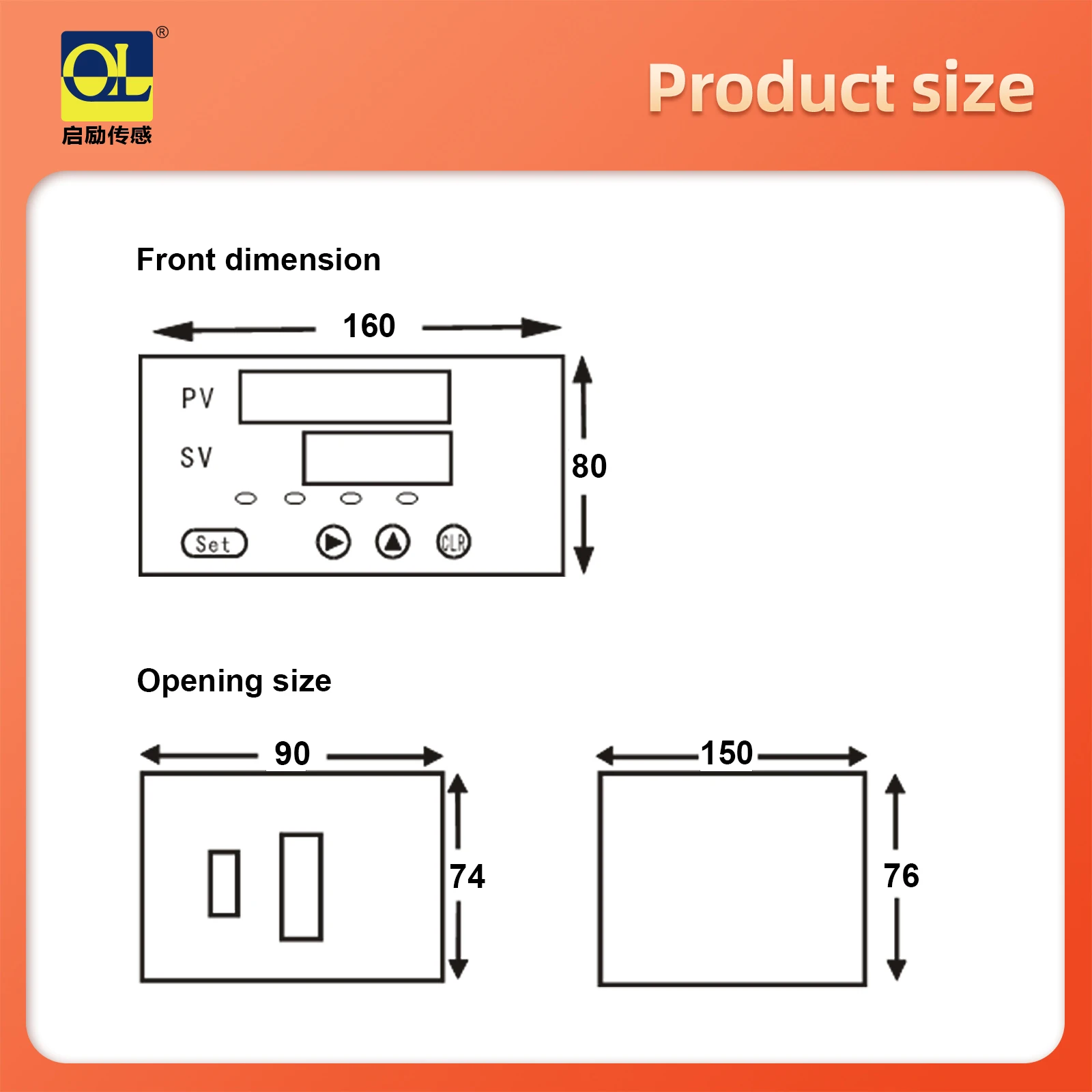 Load Cell Indicator Display,Sensor Weight Amplifier Transmitter with Digital Readout Display,for Test Tension and Compression