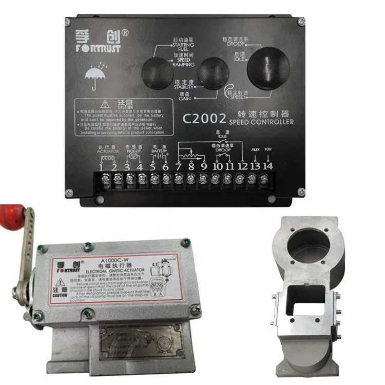 

Weichai SDEC Dongfeng Yuchai Diesel engine generator set C2002 speed controller with actuator governor electromagnetic A1000C-W