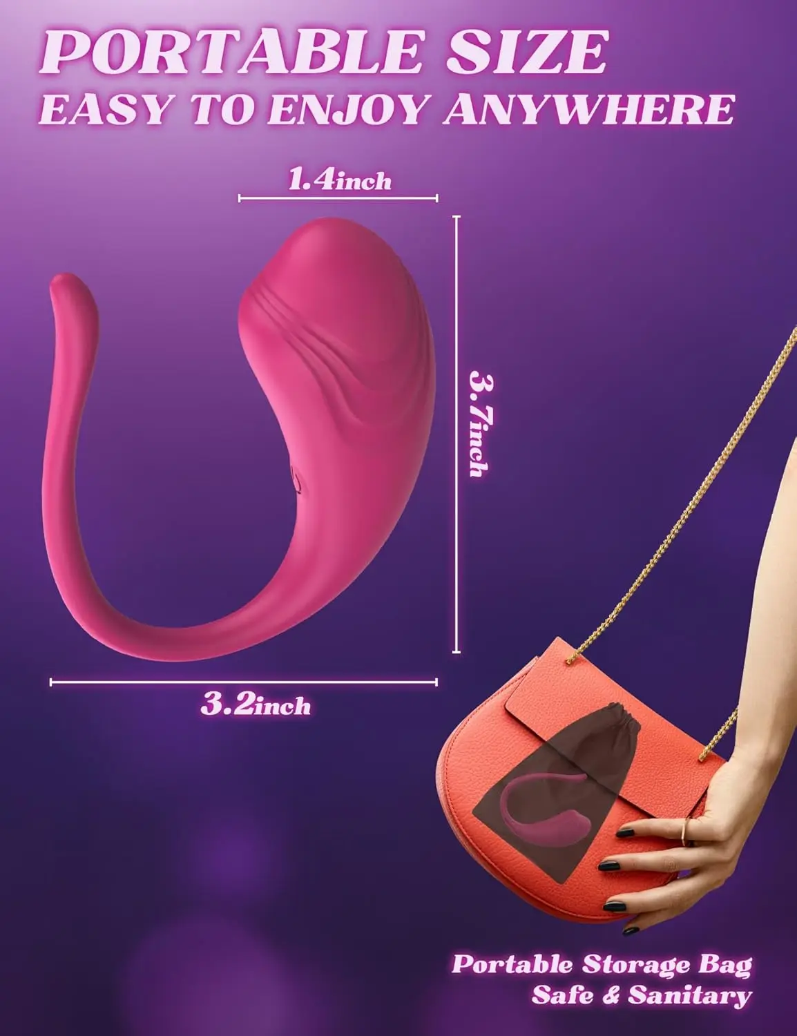 Vibrador de calcinha vestível para ponto G, brinquedo sexual feminino com 9 modos de vibração, aplicativo de longa distância, controle remoto, mini ovo, clitóris, vibrador