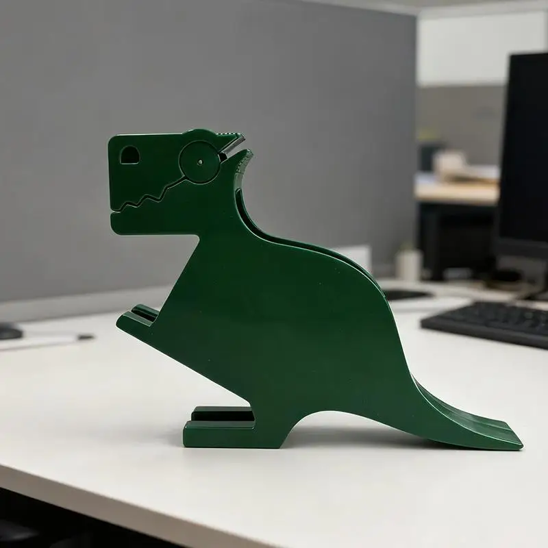 

1pcs Desktop Memo Holder Green Dinosaur Post-it Clip Creative Business Card Holder Organizer Storage Funny Tabletop Decor