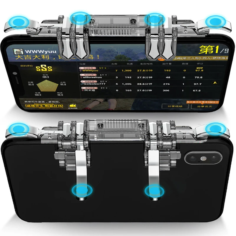 مشغلات ألعاب الهاتف المحمول لـ PUBG/Free Fire/COD - أزرار حساسة باللمس عالمية لهواتف iPhone وHuawei، لعبة محسنة #5