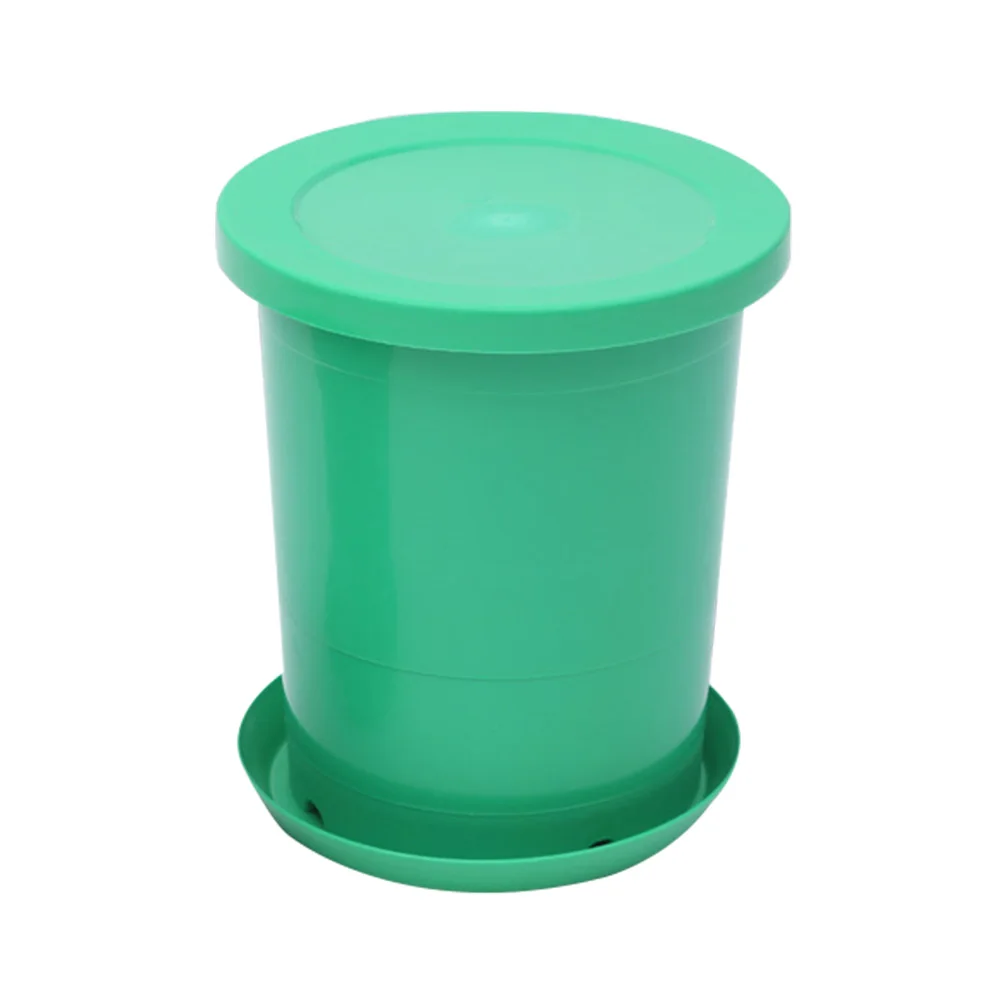 

Plastic Bean Sprout Jar Vegetable Planter Hydroponics Home Kitchen Use Easy Clean Reusable PP Material Sprouting Barrel