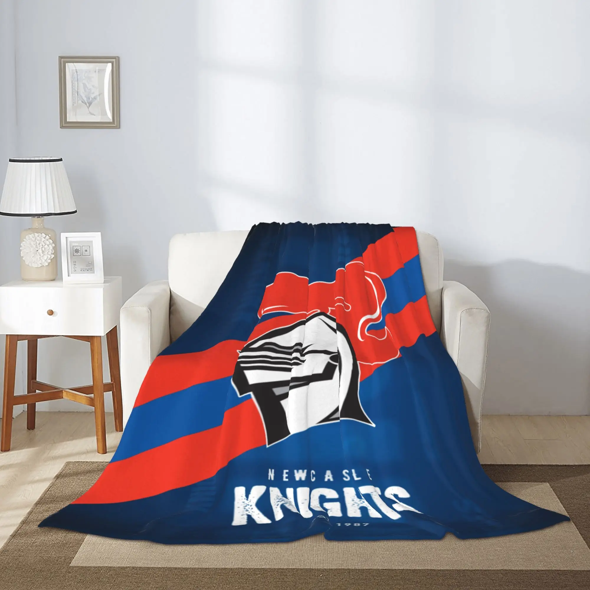 

Newcastle Knights Blanket - Soft Throw with Bold Logo, Perfect for Sports Fans, Unique Gift for Team Supporters
