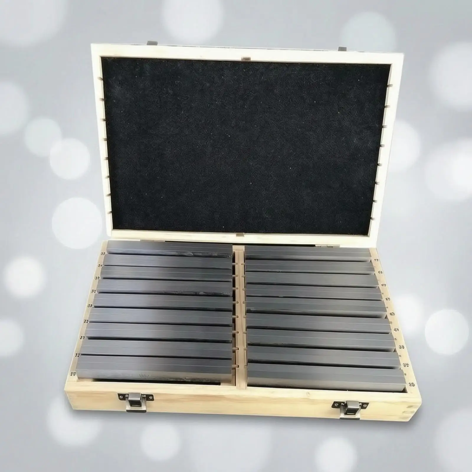 Parallel Block Kit 36 Pcs Engraved Markings Alloy Steel Hardened for Machine Vise Milling Workholding Fixture Setup