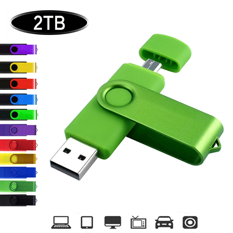 

Флеш-накопитель usb 3 в 1, металлическая флешка, флэш-накопитель для телефона, автомобиля, телевизора, с бесплатным логотипом