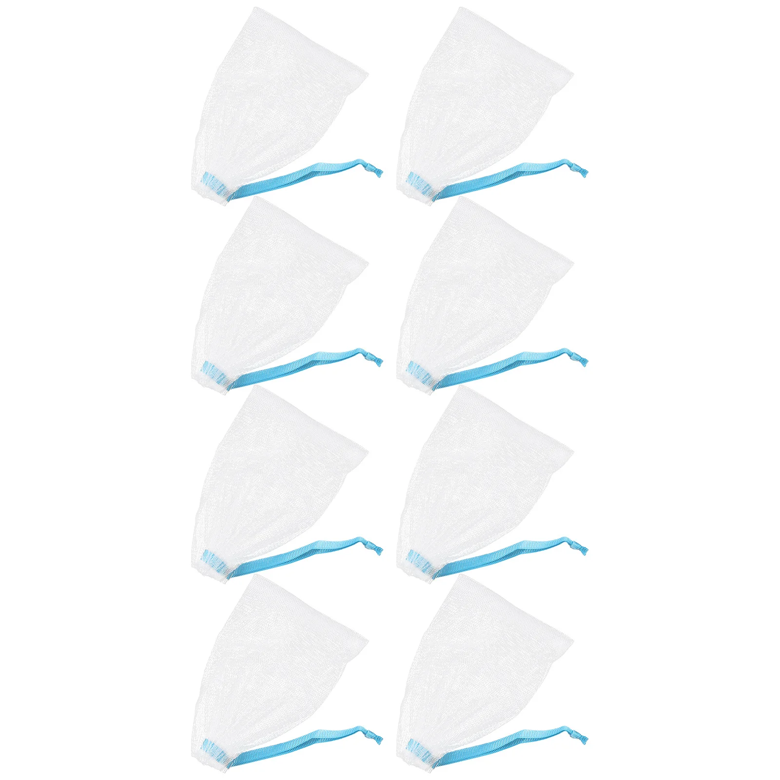 8Pcs Soap Net Pouches Facial Exfoliating Meshes Deep Clean Relax Tired Body Good Sleep Soap Net Bags Exfoliating Meshes