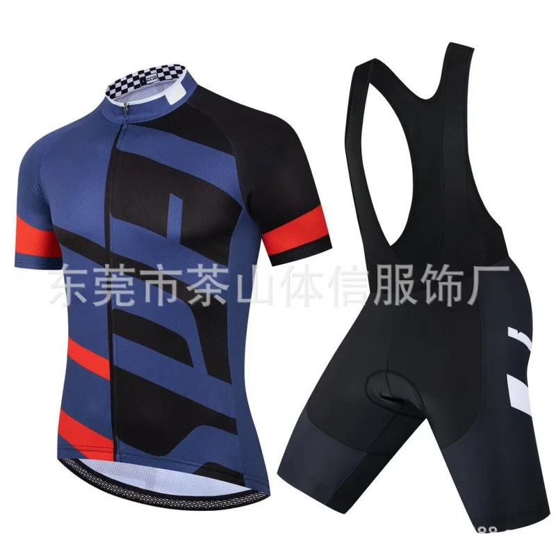 

Клубный трансграничный комплект Tour de France Team Edition для горного велосипеда с короткими рукавами и велосипедным трикотажем, шорты-комбинезон, оптовая продажа
