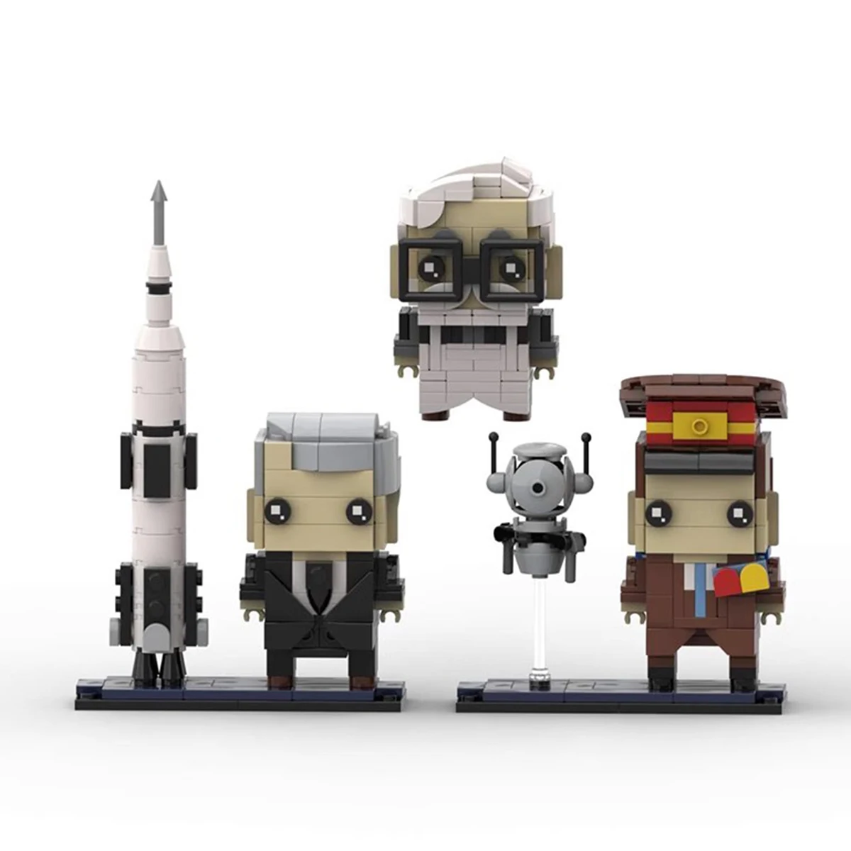 Hot World Celebrities Mr. Hayao Miyazaki Ugarilied Braun Brickheadz Action Figure Building Block Toys Model Collection Gifts