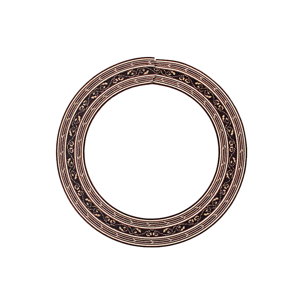 

Curved Strips For Sound Hole Rosette 88Mm Laminated Inlay Easy Apply Remove Classical Guitar Decoration Parts Accessory
