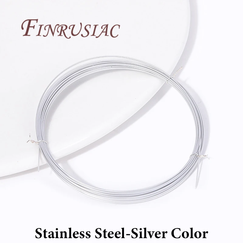 0,3-0,5mm Beständig Starke Linie Edelstahl Draht Gold Farbe Tiger Schwanz Perlen Draht Für Schmuck Machen Erkenntnisse zubehör – Detail 11