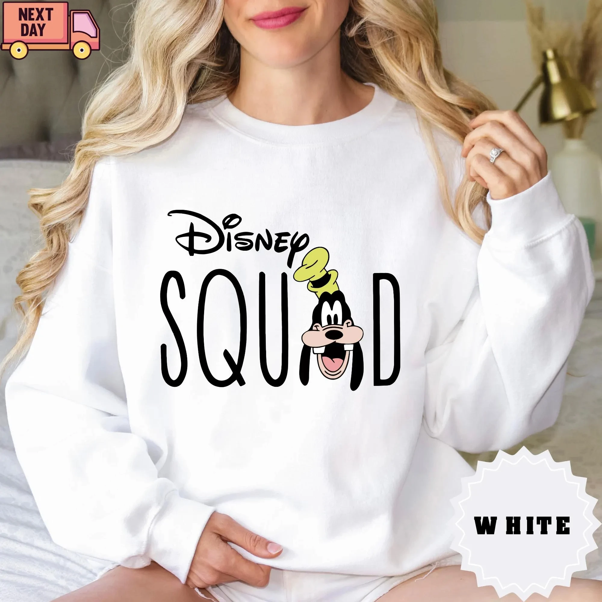 تي شيرت ديزني سكواد، قميص فرقة ميكي آند فريندز، قميص فرقة شخصيات ديزني، قميص ديزني المطابق للعائلة