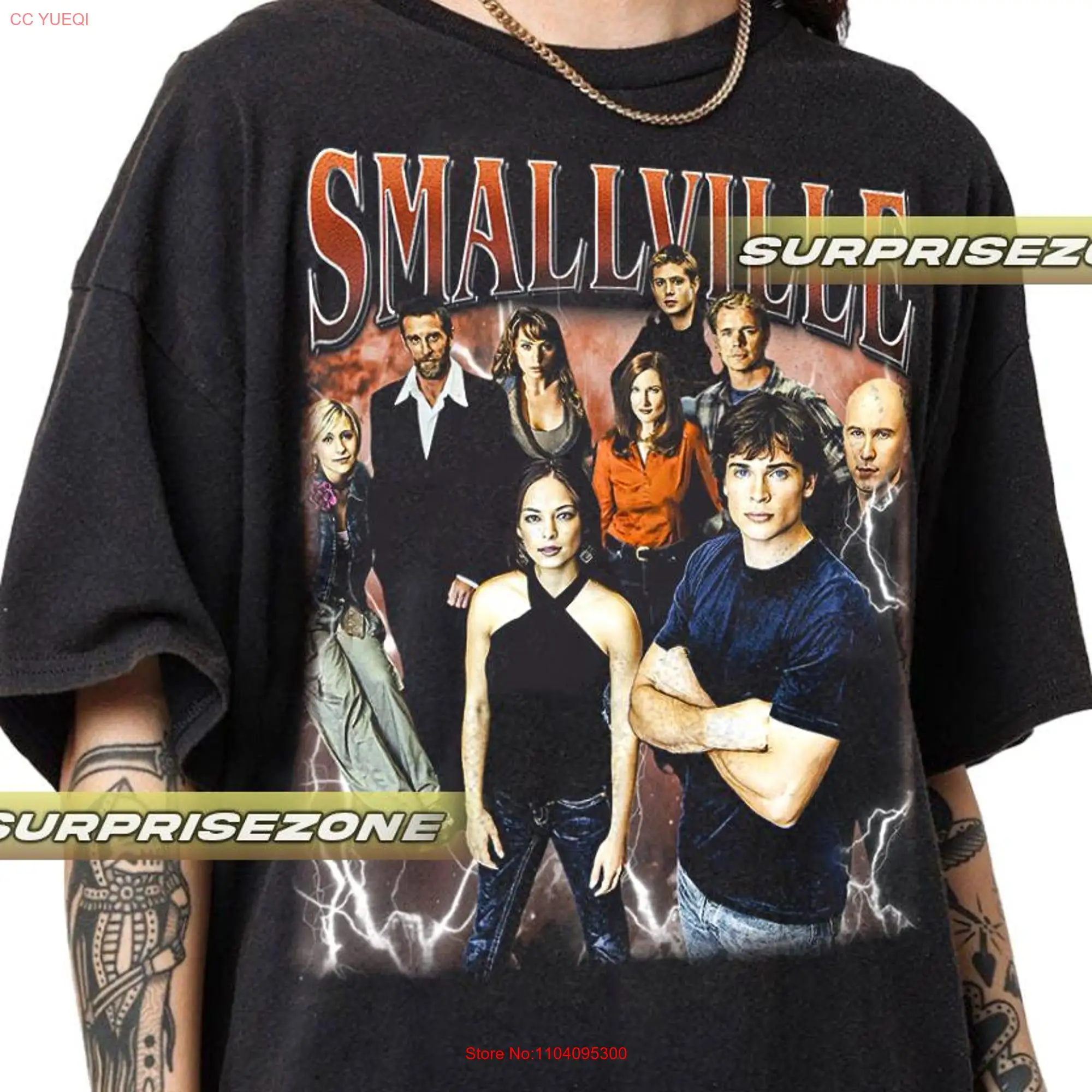 Smallville Softstyle Vintage T Shirt For Woman and Man long or short sleeves