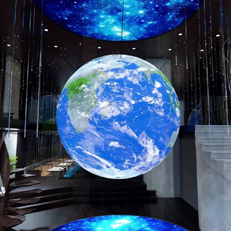 Exclusive Offers W sphere, diameter 2.5m earth creative sphere, video sphere, brightness 400cd