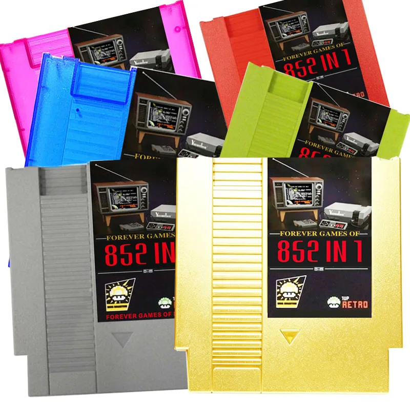

THE 2026 FOREVER GAMES OF NES 852 in 1 Game Cartridge for NES Console, total 852 games 1024MBit Flash Chip in use