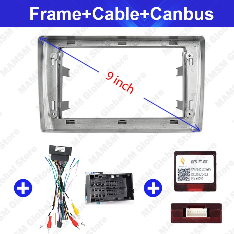 For Alfa Romeo MiTo 955 2008-2016 Car 2Din Audio Panel Modification Panel DVD Navigation Panel Frame Car Fascias Stereo