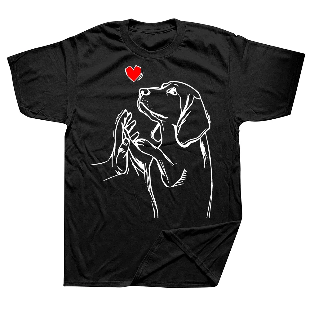 New Men Cotton Tshirt Streetwear Short Sleeve Swimming T-shirt  Funny Beagle Dog Love Cute Dog Mom Fathers Day Puppy T Shirt