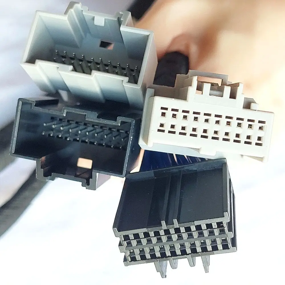 Non Destructive Car DSP Amplifier Wiring Harness Plug And Play Connector For Android Multimedia Audio Head Unit