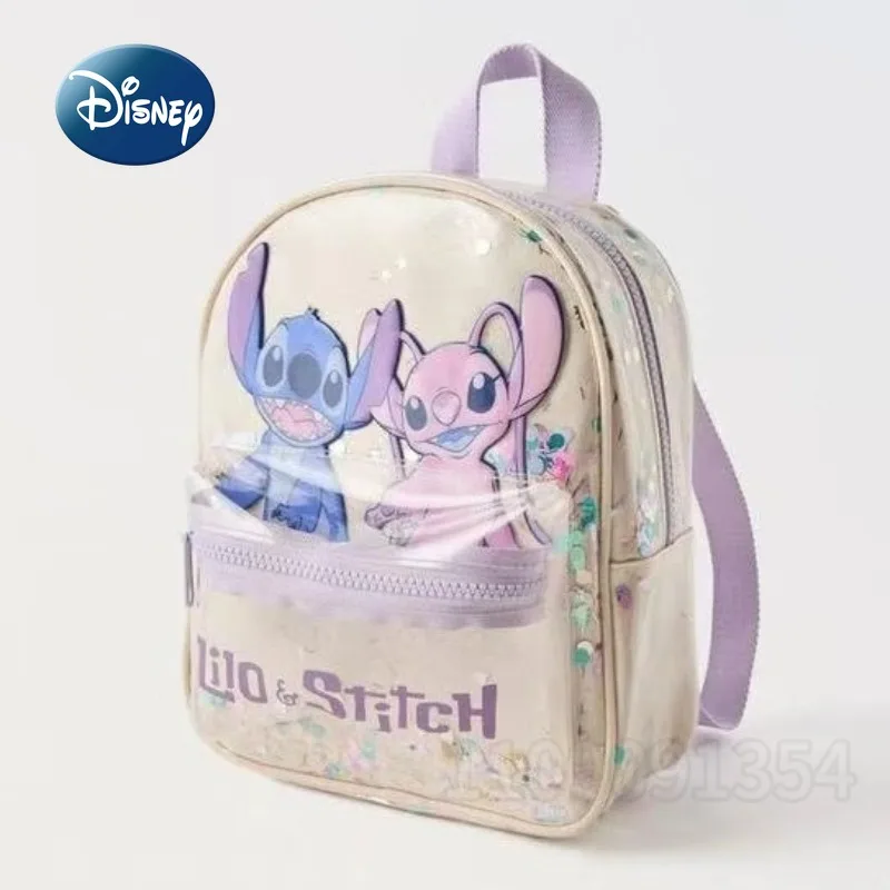 Disney Stitch's New Children's Schoolbag Luxury Brand Fashionable Children's Backpack Cartoon Children's Backpack High Quality