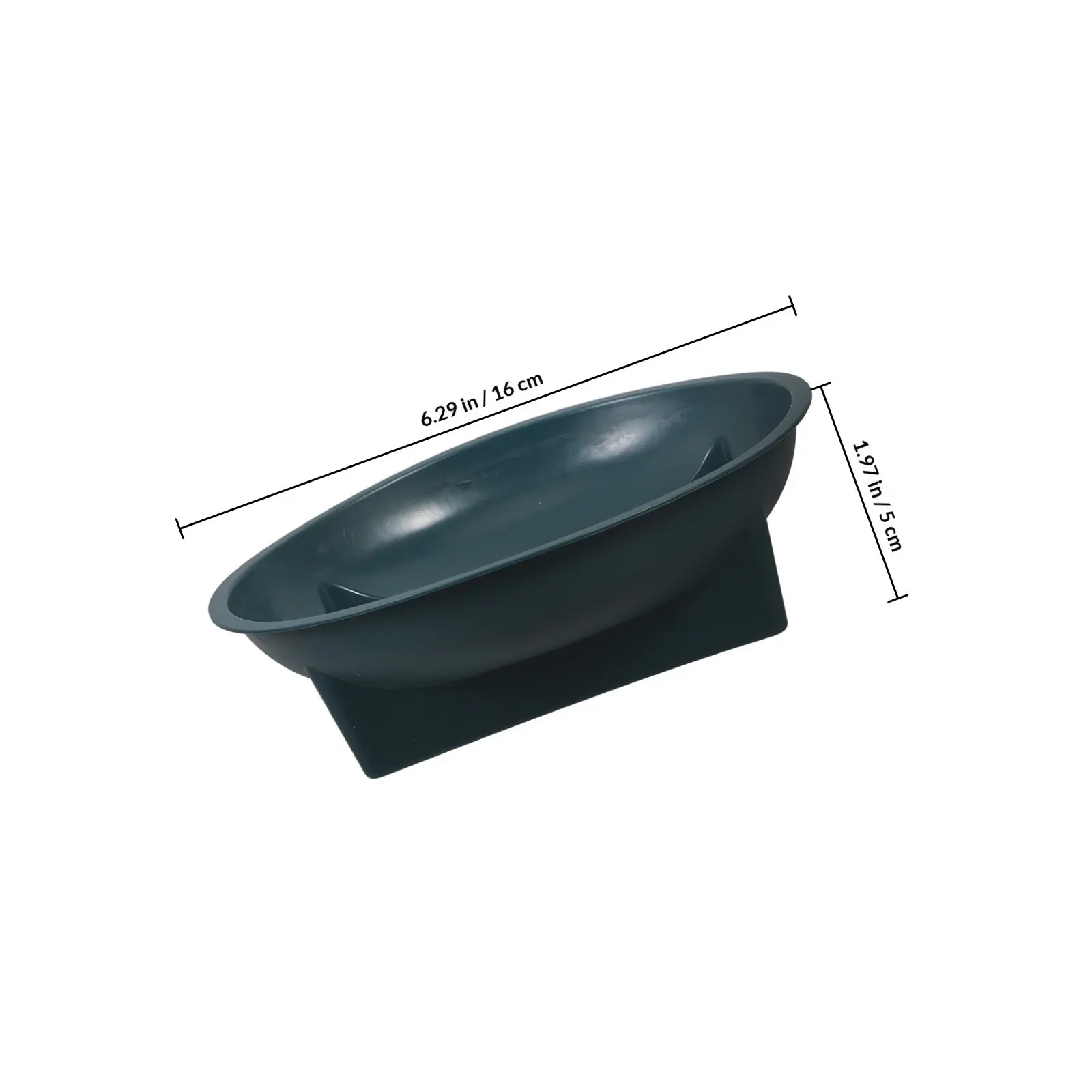 6Pcs Green Plastic Planters Elegant Round Design Memorial Flower Holder Cemetery Planter Grave Flower Bowl Outdoor Indoor Floral
