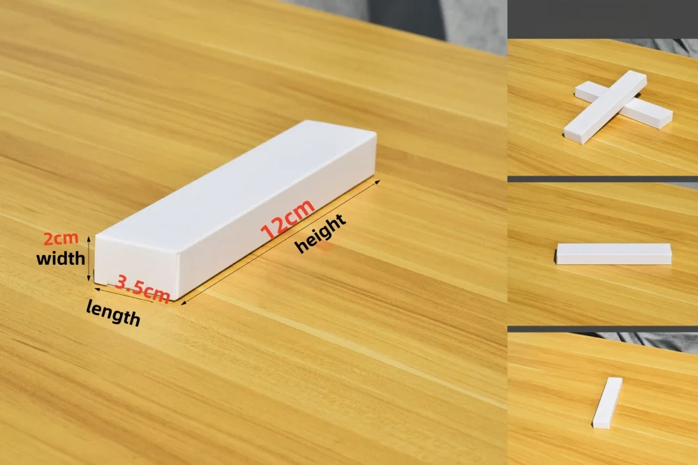 50pcs Smooth Rectangular White Cardboard Box Blank Folding Electronic Product Packaging Box for Business Industrial Use view 5