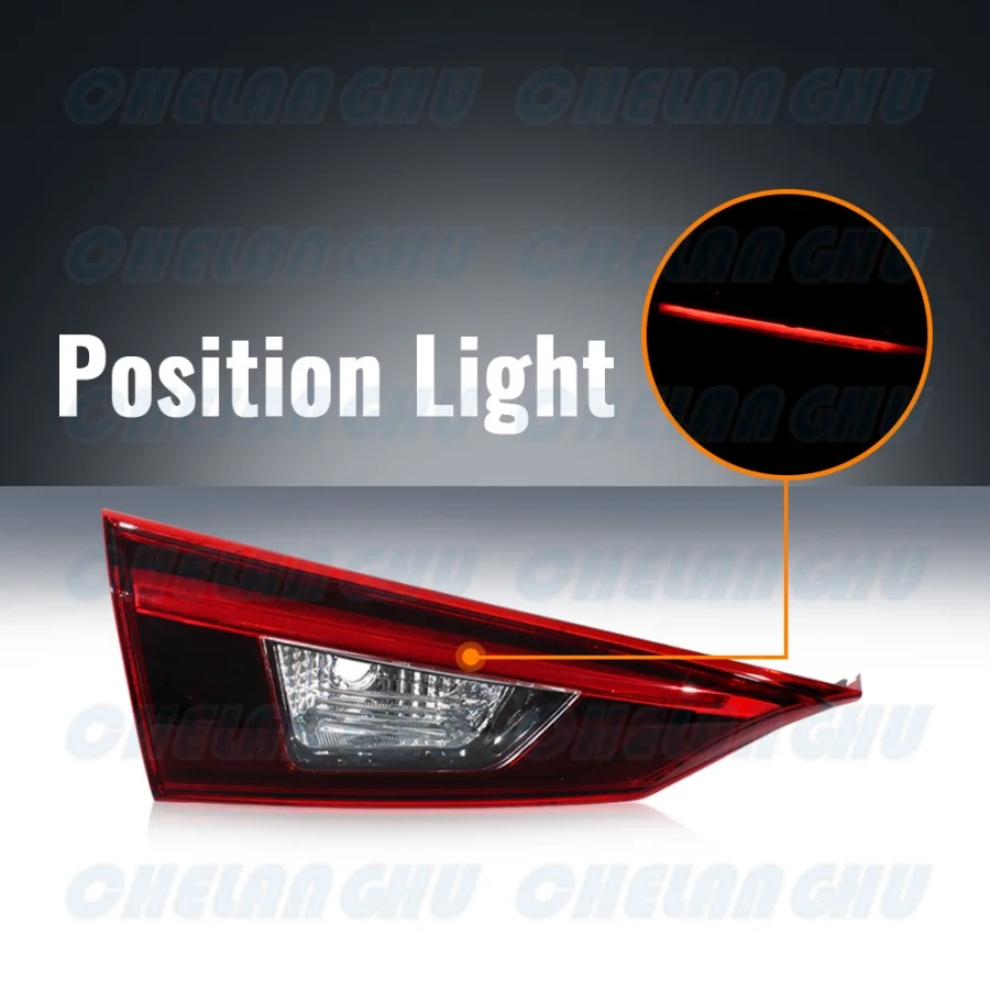For Mazda 3 sedan 2014 2015 2016 2017 2018 Left Inner Side LED Tail Light Rear Lamp DRL Position Light car accessories