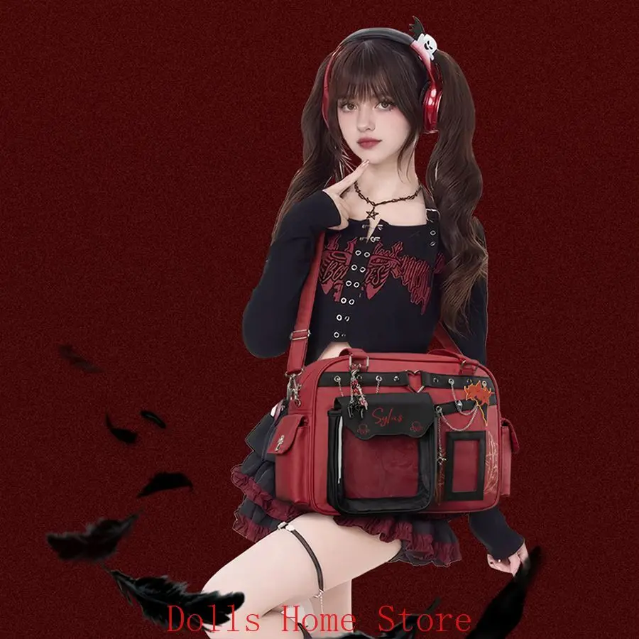 

Game Anime Love and Deepspace Sylus Cosplay Messenger Bag Shoulder Bag Handbag Fashion Girl's Gift Itabag