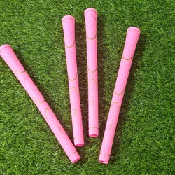 Golf Club Grips Pink Standard Natural Rubber Soft Non-Slip Unisex Golf Iron Grips