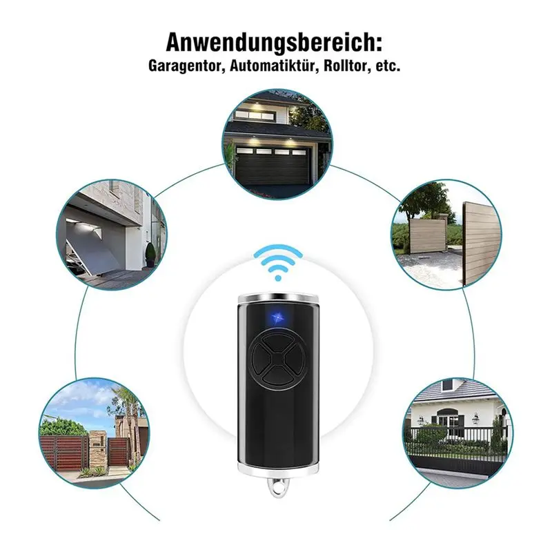 فتاحة باب المرآب ABGI-868Mhz، 10 عبوات من فتاحات باب المرآب البديلة لجهاز الإرسال المحمول Hormann HSE-4-868-BS #3