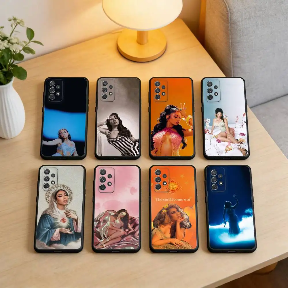 

K-kali U-Uchis S-Sincerely Phone Case For Samsung Galaxy A73,A72,A71,A70,A53,A52,A51,Soft Silicone Black Cover