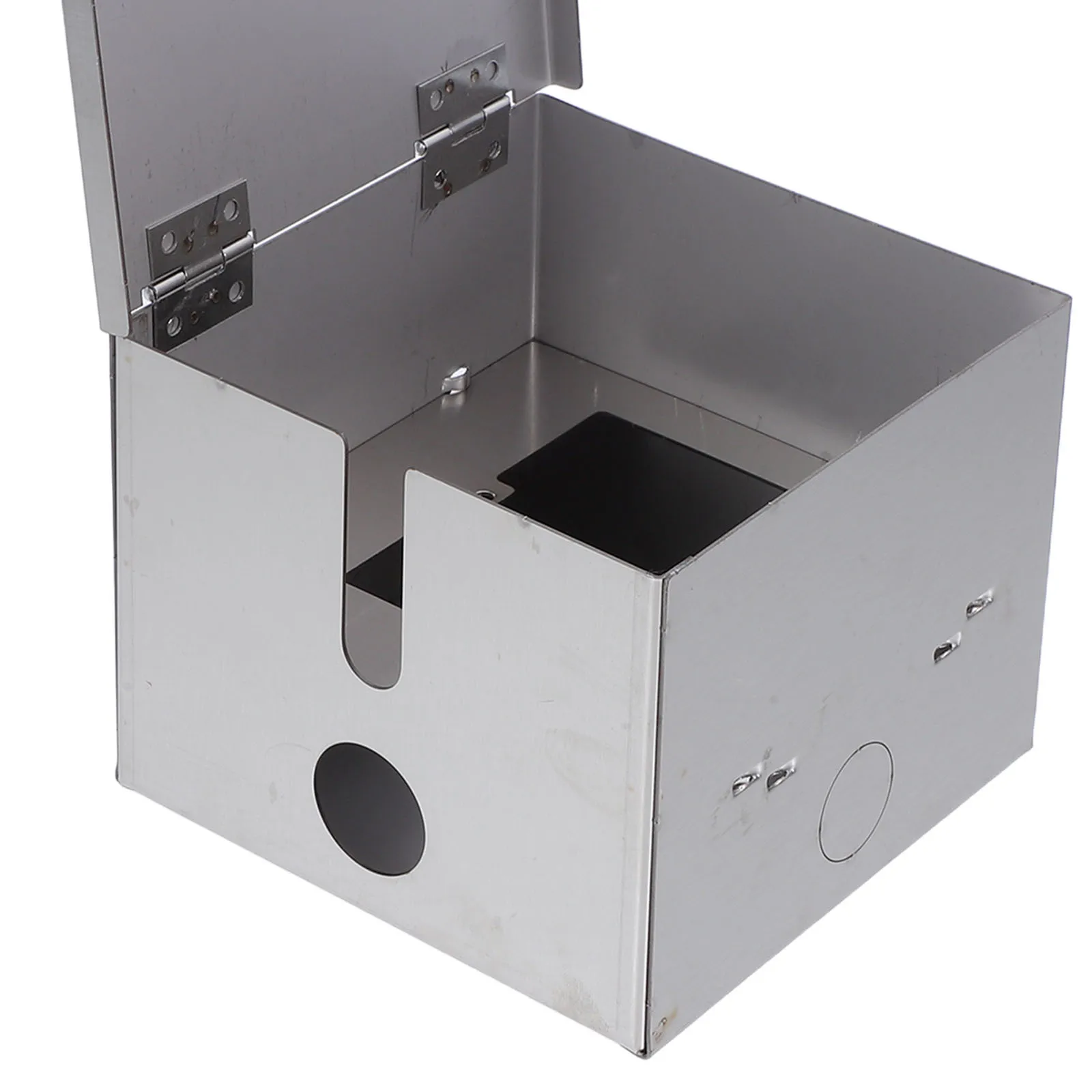 86 نوع في الهواء الطلق قابل للقفل مقاوم للماء صندوق مقبس من الفولاذ المقاوم للصدأ الثقيلة مانعة لتسرب الماء منفذ كهربائي حامي شارع بارك