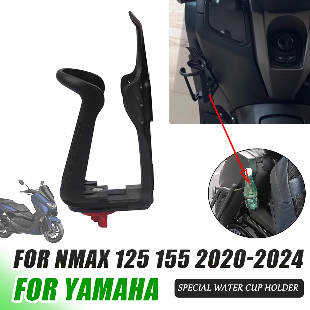 

For NMAX155 Beverage Water Bottle Support For YAMAHA NMAX125 NMAX 155 N-MAX 125 2020 2021 2022 Drink Cup Holder Stand Bracket