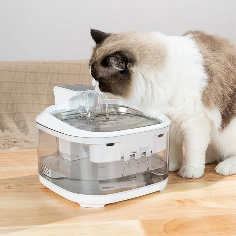 

Factory Wholesale Auto Circulation Eco-Friendly Pet Water with Wireless Battery Operated for Outdoor Travel with Cats Dogs Pets