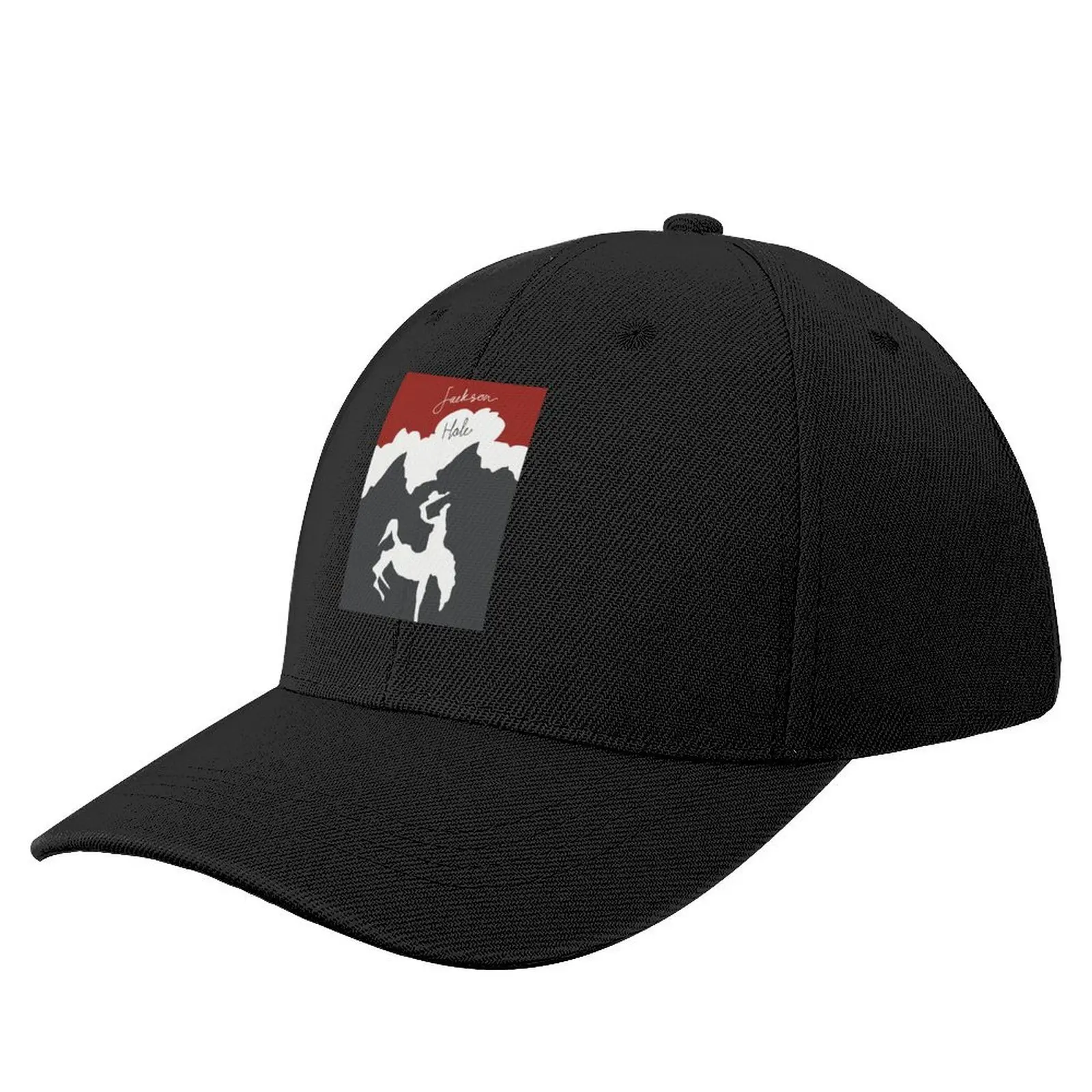 JACKSON HOLE MOUNTAIN RESORT MINIMALIST CON TEXT Gorra de béisbol | -F- |   sombrero de pesca Anime Boy Niño Mujer