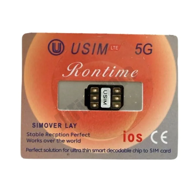 Usim Ultra الأصلي مع وضع QPE Esim مع شريط لاصق لهاتف iPhone 12 mini 13 mini 16 15 14 X 8 7 iOS18 iOS26