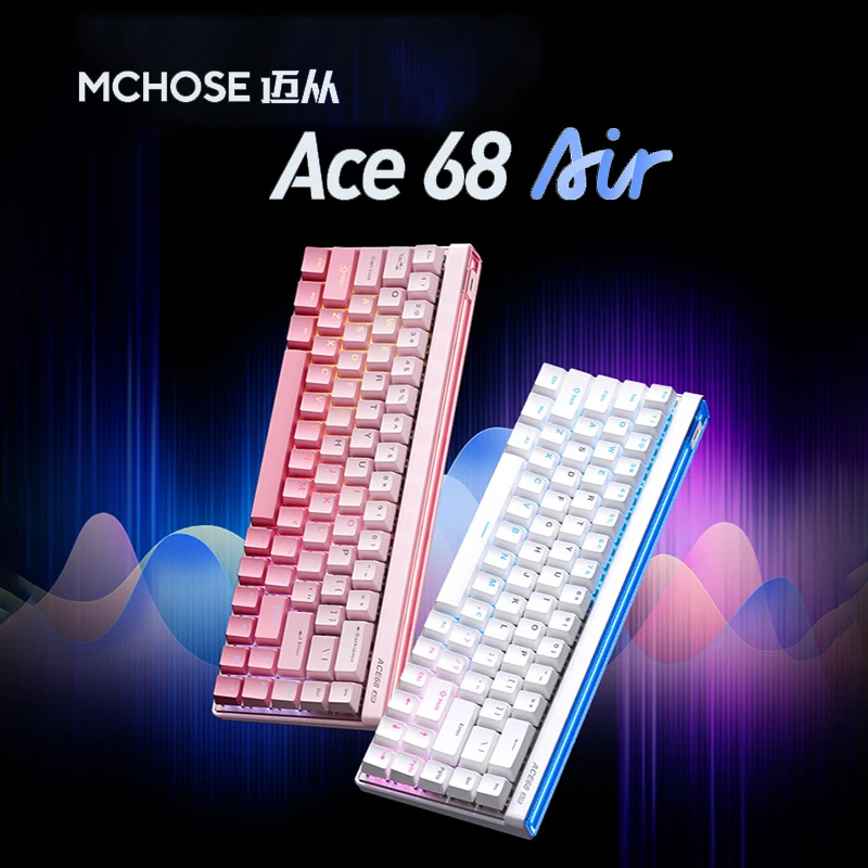 

new Mchose Ace 68 Air Series Magnetic Switch Mechanical Keyboard Is A High-Precision And Low-Latency Customized Gaming Keyboard