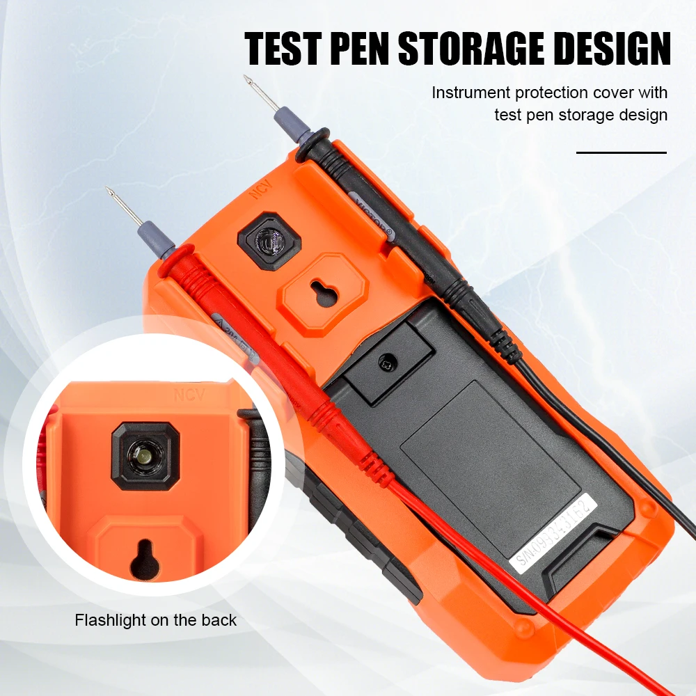 RuoShui Multimeter Auto Range 97 True RMS AC/DC Voltage Current Transistor Tester Temperature Frequency Meter SMD Esr Multimetro