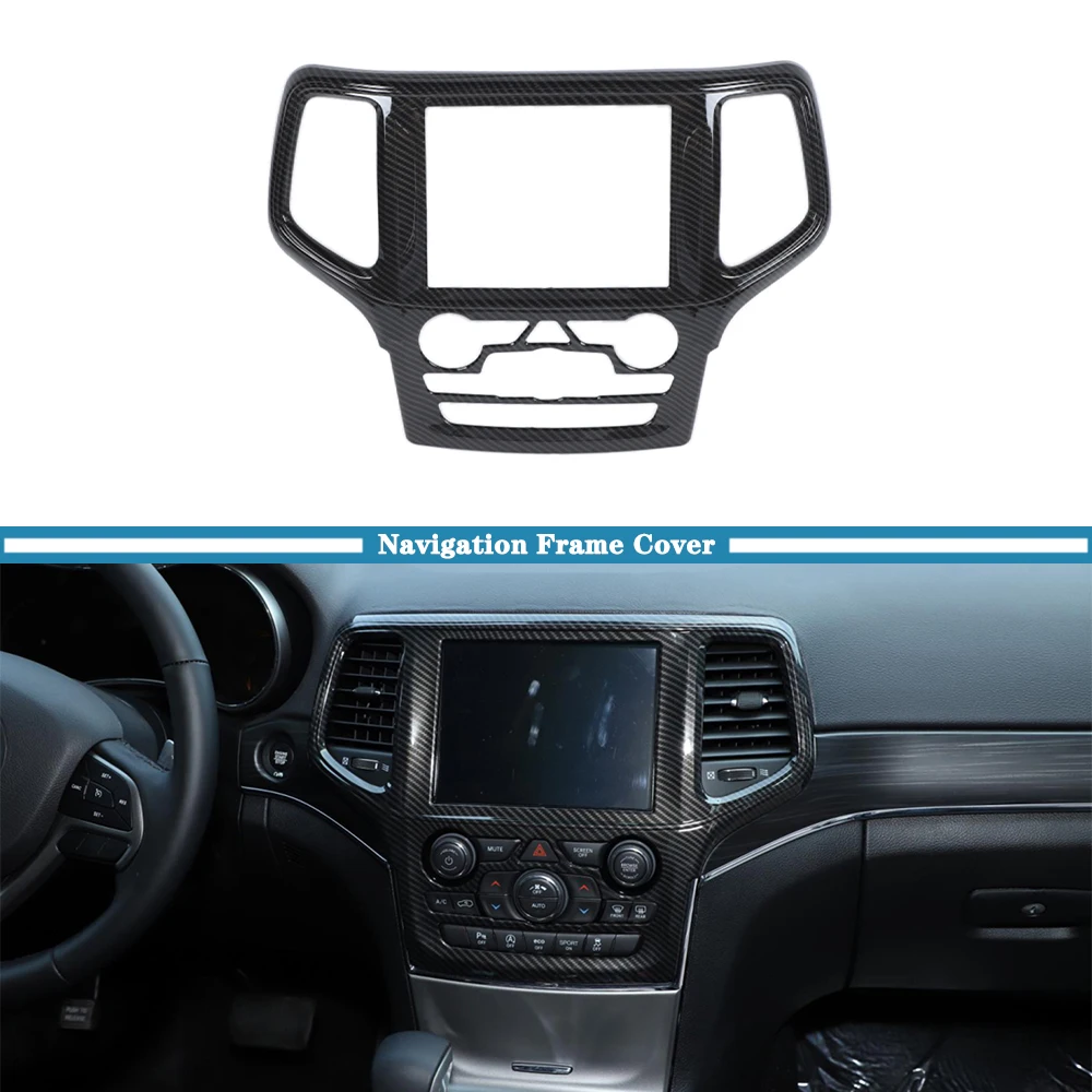 

Автомобильная навигационная GPS-панель, декоративная накладка, защитная накладка для Jeep Grand Cherokee 2019 2020 2021 2022 2023, внутренние молдинги