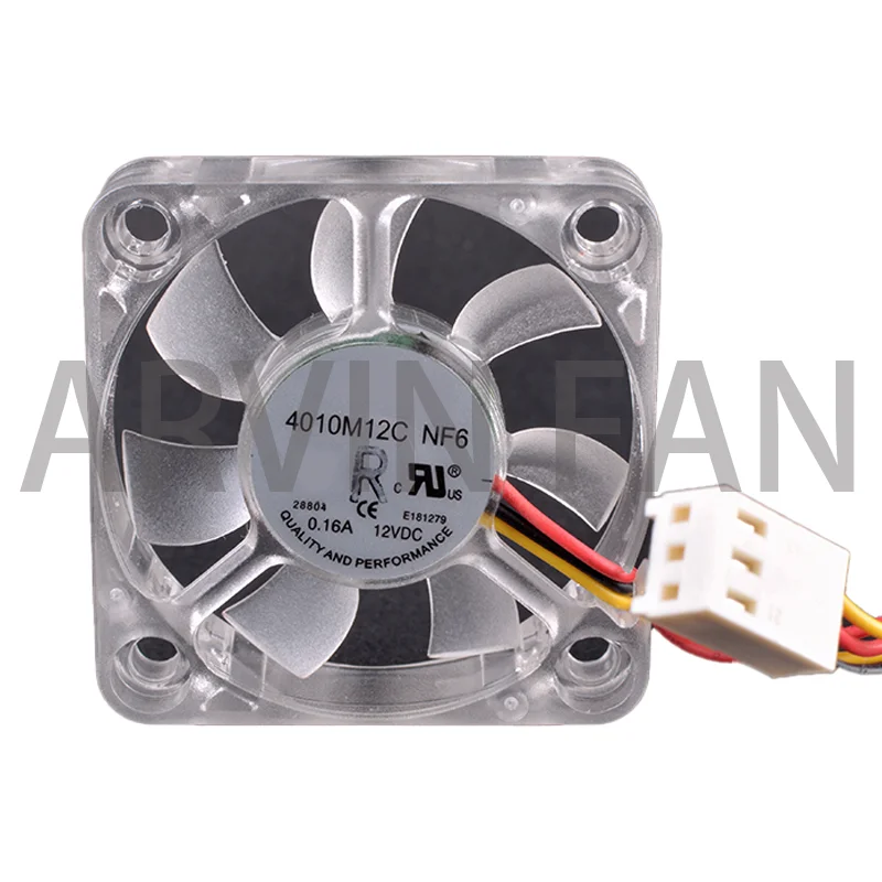 Sistema de refrigeração 4010m12c nf6, 4cm, 40mm, 4010, 12v, 0.16a, rolamento de esferas, ponte norte e sul