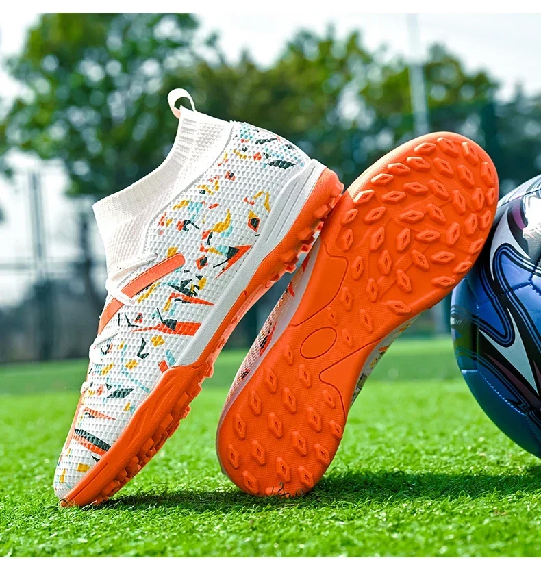 Fußballschuhe für Herren, professionelle Fußballschuhe, Outdoor-Futsal, Unisex, für Rasenplätze, atmungsaktiv, für Training und Wettkämpfe, rutschfeste Fußballschuhe für Gras. – Detail 18
