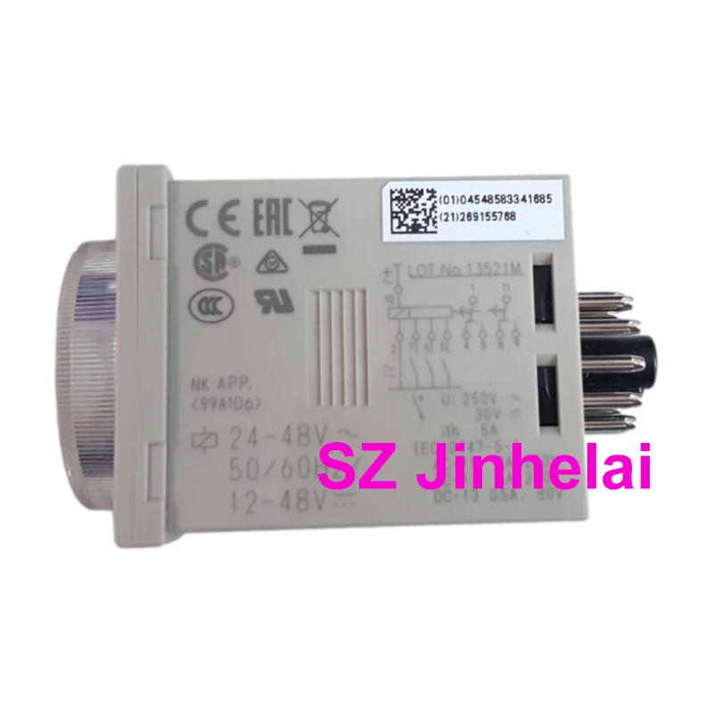 Authentic Original Omron Time Relay Adjustable Timer Switch Relays H3CR-A 24-48VAC/12-48VDC or 100-240VAC