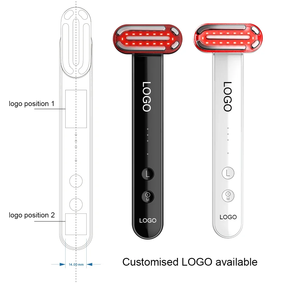 เครื่องนวดหน้าแบบชาร์จไฟได้ ระบบสั่นสะเทือน ยกกระชับใบหน้าและลำคอ รุ่น 2025 จัดส่งรวดเร็ว