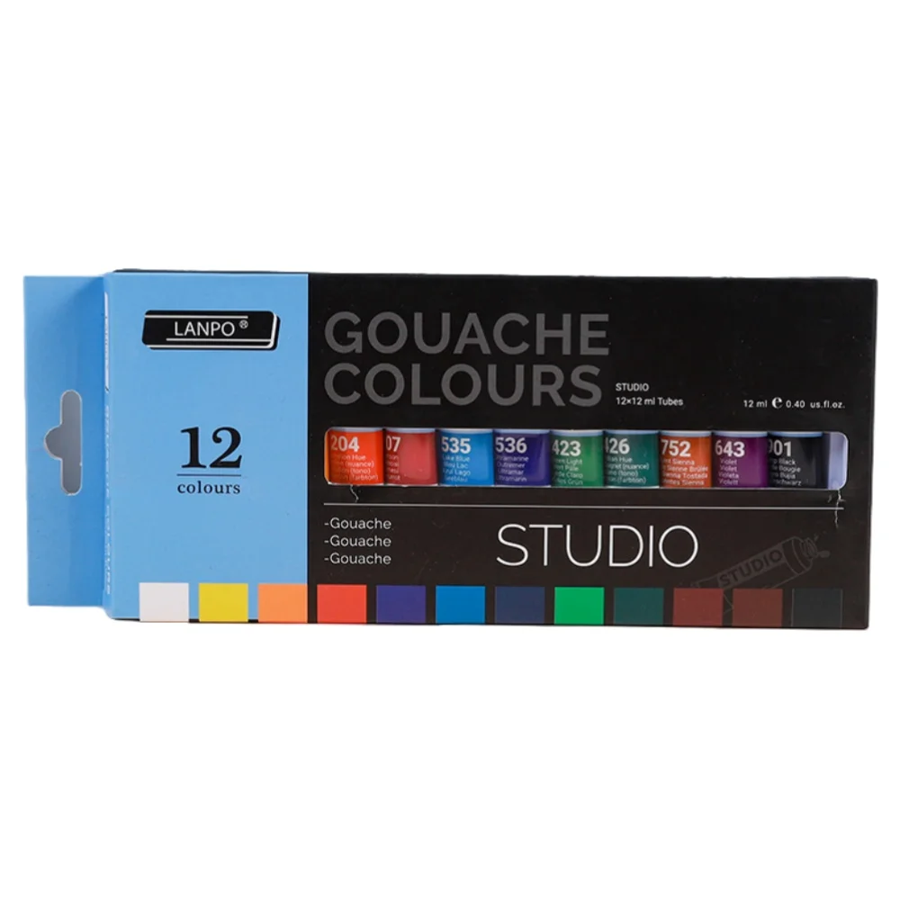 

24 color /12 color gouache paint 12ml tube Gouache graffiti advertising painting paint